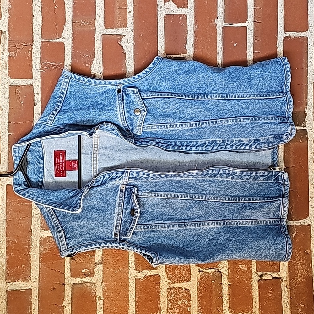 Vintage Denim Vest LimitedJeans American Essential Size Large